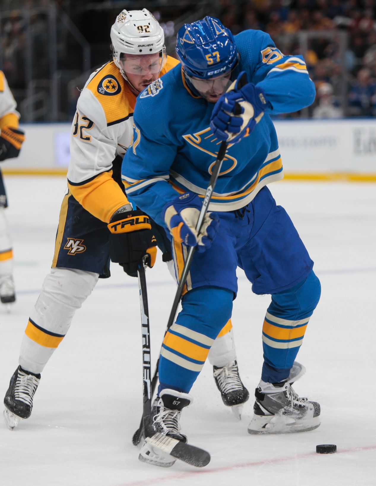 Blues take on Predators at the Enterprise Center